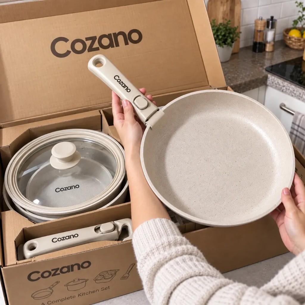Rozbalenie kompletnej sady Cozano™
